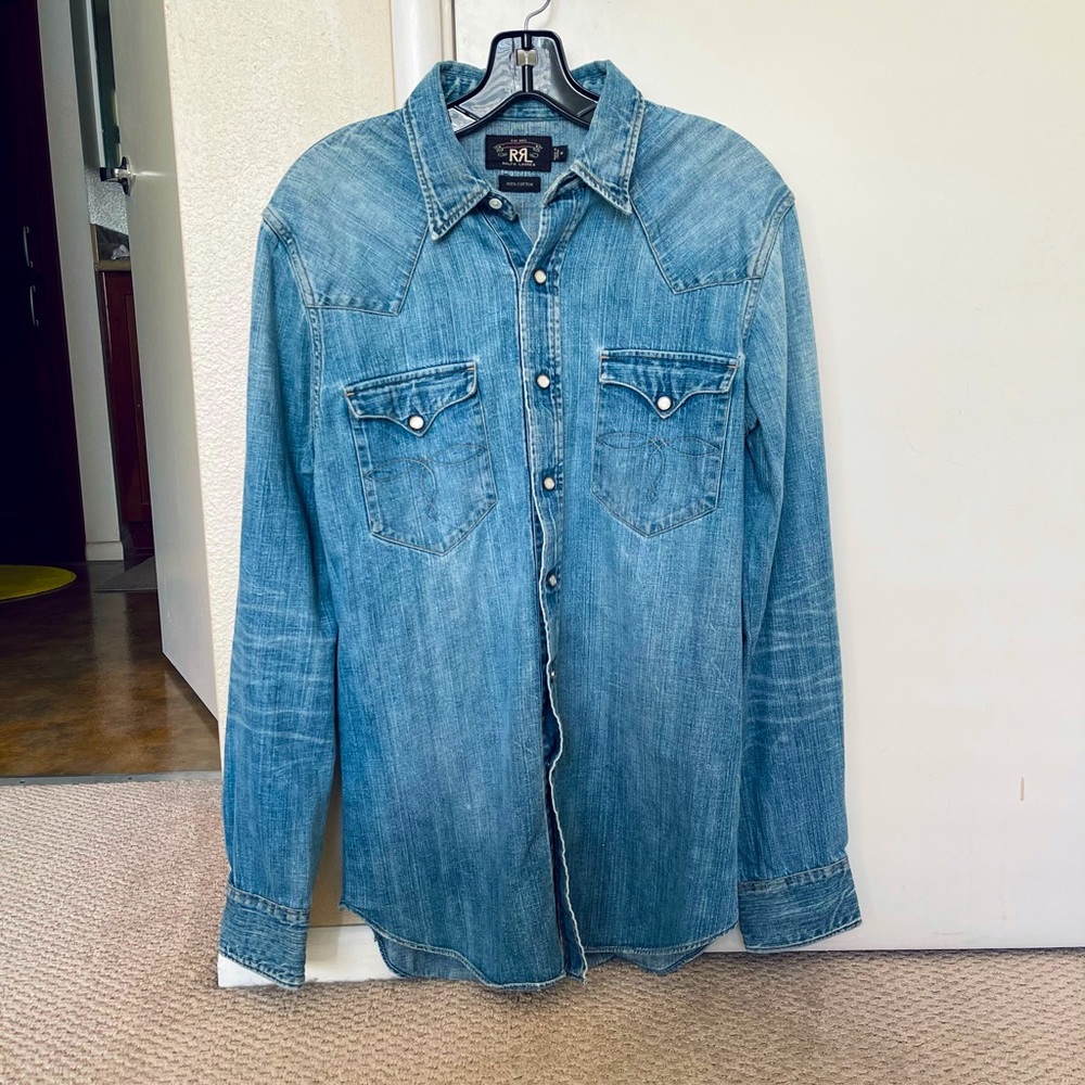 RRL Slim Fit Western Shirt